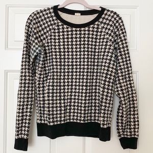 JCrew Houndstooth Sweater